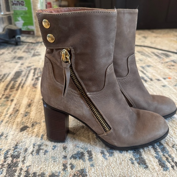 Napoleoni Brown Suede Women’s Ankle Boots - Size 39 - Picture 2 of 8